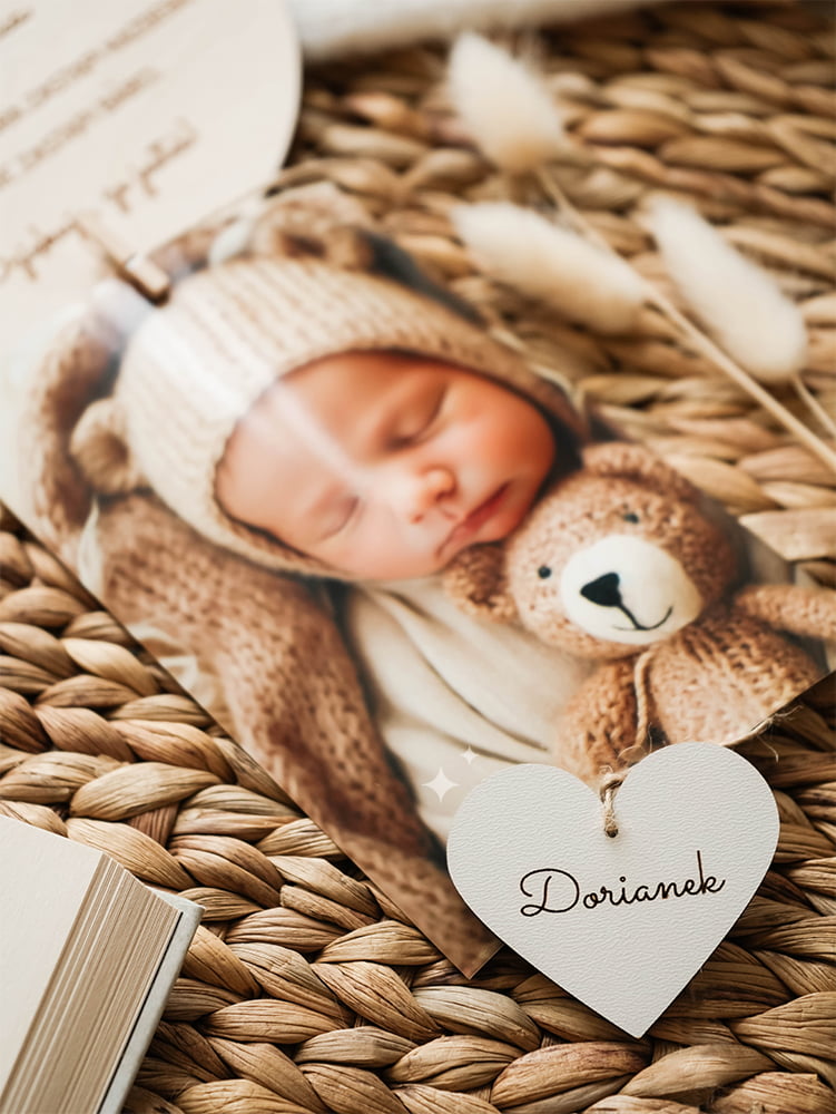 Zawieszka na zdjęcie dla Babci Dziadka Dziadków "Z literką" - obrazek 3